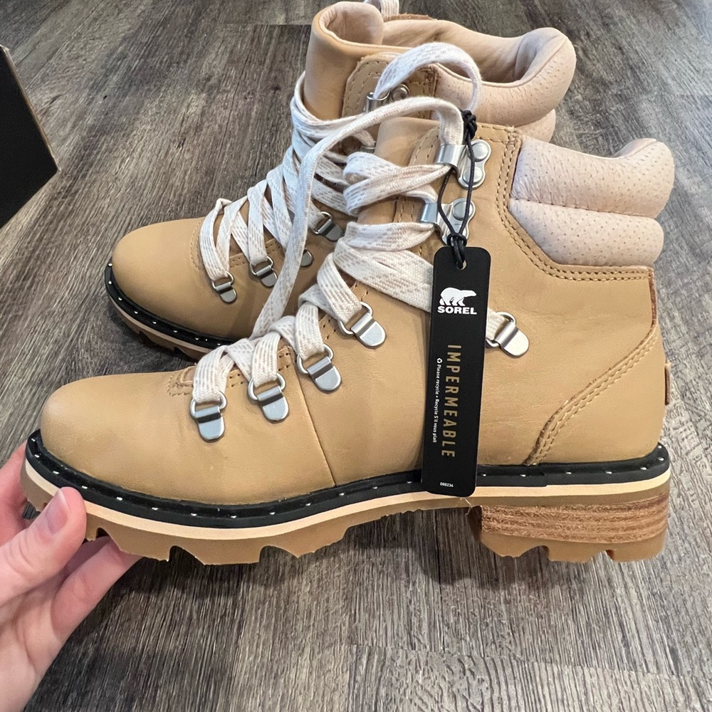 Sorel Lennox WP Hiker boot, size 7.5, honest beige used